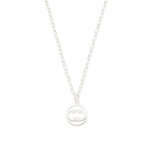 Made In Italy Sterling Silver Branded Necklace