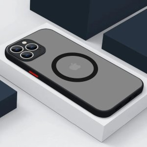 Luxury Matte Clear Support Magnetic Phone Case