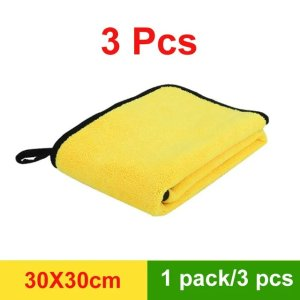 3 pcs Extra Soft Car Wash Microfiber Towel Car Cleaning Drying Cloth Car Care Cloth Detailing Car WashTowel Never Scrat