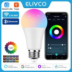 Tuya Smart Bulb E27 WiFi/Bluetooth Dimmable LED Light Bulb