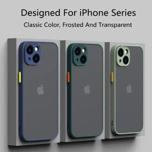 Luxury Matte Transparent Phone Case
