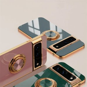 Luxury Plating Silicone Shockproof Phone Case For Google Pixel
