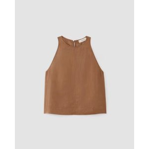 Everlane The Linen High-Neck Tank