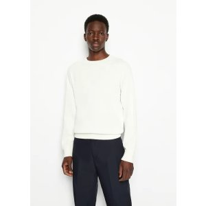 Cotton crew neck sweater
