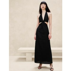 Banana Republic Lisa Linen Midi Dress