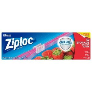 Ziploc Storage Slider Gallon Bags