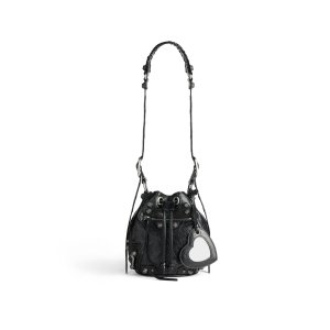 Balenciaga Women's Le Cagole Xs Bucket Bag in Black