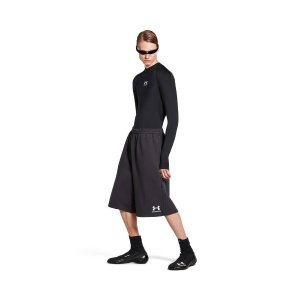 Balenciaga Under Armour® Large Shorts in Black/white