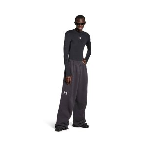 Balenciaga Under Armour® Baggy Sweatpants in Black/white