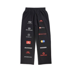 Balenciaga Top League Baggy Sweatpants in Black