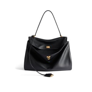 Balenciaga Women's Rodeo Medium Handbag in Black