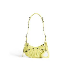 Balenciaga Women's Le Cagole Xs Shoulder Bag in Lime