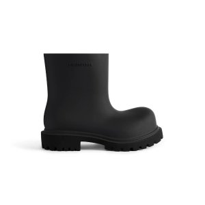 Balenciaga Women's Steroid Bootie in Black