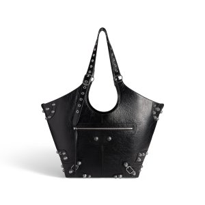 Balenciaga Women's Le Cagole Large Carry All Bag in Black