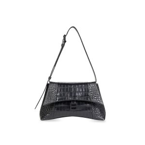 Balenciaga Women's Downtown Small Shoulder Bag in Black