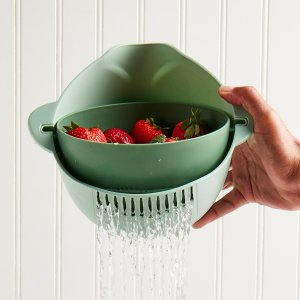 Rotatable Colander Set with Swing Basket