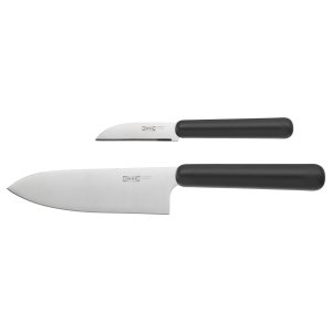 Ikea FORDUBBLA 2-piece knife set, gray