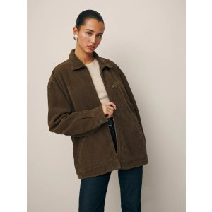 Reformation Marco Bomber Corduroy Jacket