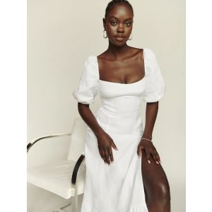 Reformation Belgium Linen Dress