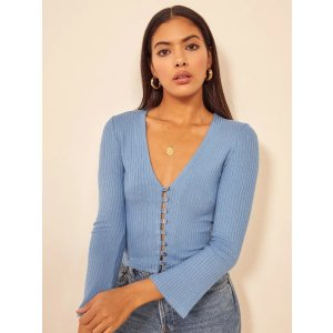 Reformation Gellar Knit Top