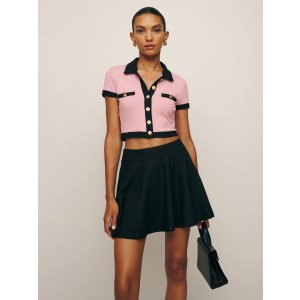 Reformation Aminara Knit Top