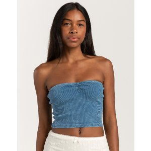 Foursquare RSQ Womens Washed Cinch Tube Top