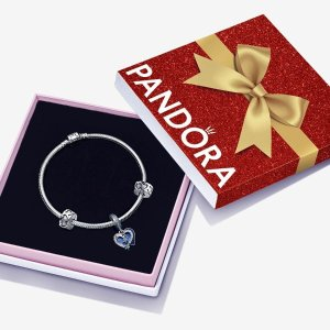 Pandora FINAL SALE - Shooting Star Heart Bracelet Gift Set