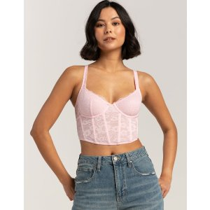 Full Tilt Lace Corset Womens Top