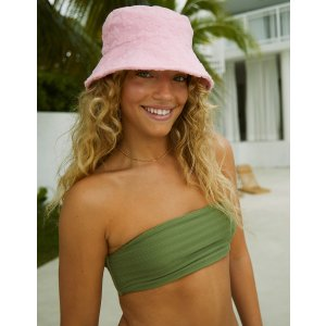 Full Tilt Texture Bandeau Bikini Top