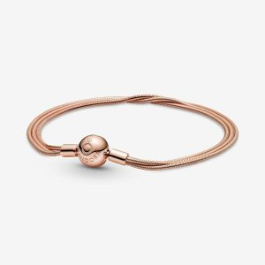 Pandora FINAL SALE - Pandora Moments Multi Snake Chain Bracelet