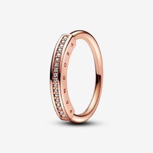 Pandora FINAL SALE - Pandora Signature I-D Pave Ring