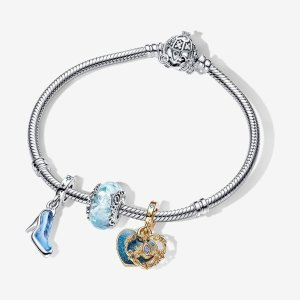 Pandora Disney Cinderella's Triple Charm Bracelet Set