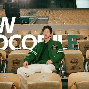 Lacoste Unisex Archive Badge Bomber Jacket