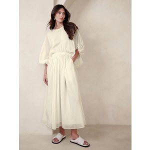 Banana Republic Eliana Cotton-Silk Dress