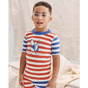 Hanna Andersson Peanuts Mix It Up Short John Pajama Set