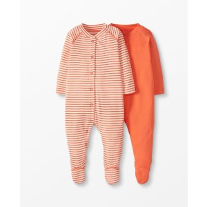 Hanna Andersson Moon and Back by Hanna Andersson Baby Footed Sleeper 2-Pack