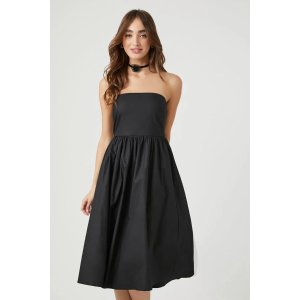 A-Line Midi Tube Dress