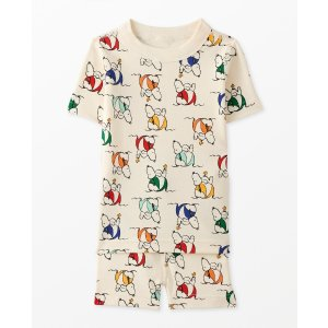 Hanna Andersson Peanuts Short John Pajama Set