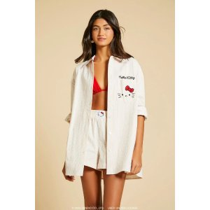 Hello Kitty Graphic Poplin Shirt