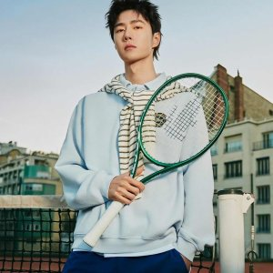 Lacoste Men's Loose Fit Pique Sweatshirt