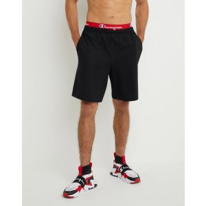 Champion Men's Shorts Pockets Authentic Cotton 9-Inch Gym Workout Warm Jersey