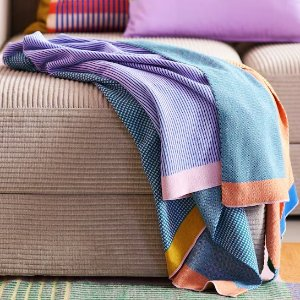 Ikea TESAMMANS Throw, multicolor, 47x71 "