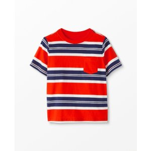 Hanna Andersson Striped Pocket Tee