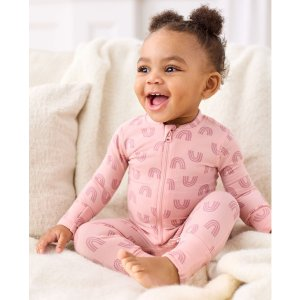 Hanna Andersson Baby Print 2-Way Zip Sleeper in HannaSoft™