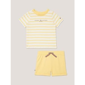Babies' Stripe T-Shirt and Short Set