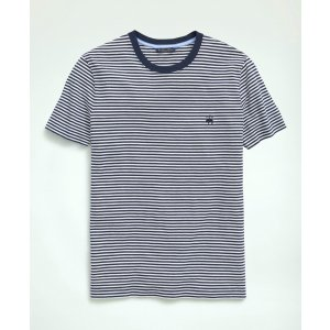 Brooks Brothers Cotton Feeder Stripe T-Shirt