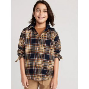 Old Navy Hooded Soft-Brushed Flannel Shirt for BoysReview Snapshot4.8Ratings Distribution