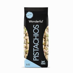 Wonderful Pistachios, Roasted with No Salt, 16 oz Bag