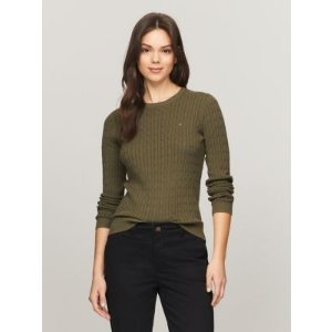 Tommy Hilfiger Long-Sleeve Cable Sweater