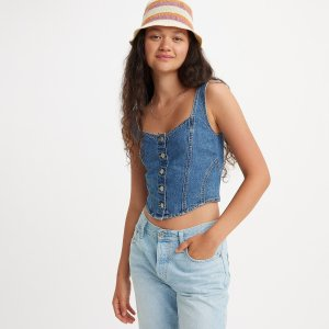 Levi's Alani Denim Corset Top